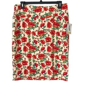 Lularoe New With Tags Cassie Floral Skirt Sz 3XL NWT